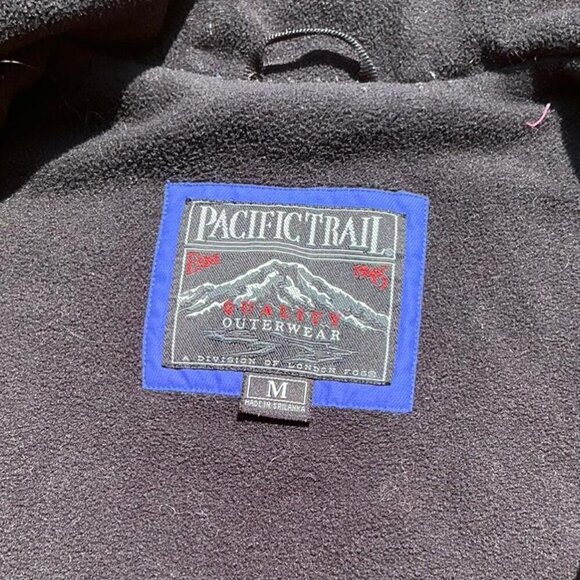 Pacific Trail London Fog Vintage Men’s Yellow Parka Jacket Coat - Picture 3 of 3